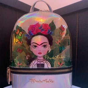 Holographic Frida Kahlo Mini Backpack♡︎